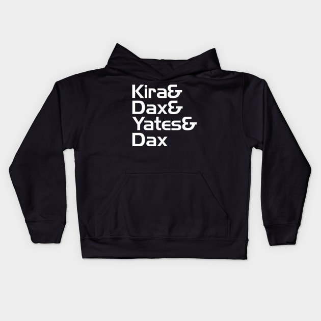 Women of DS9 Kids Hoodie by Women at Warp - A Star Trek Podcast